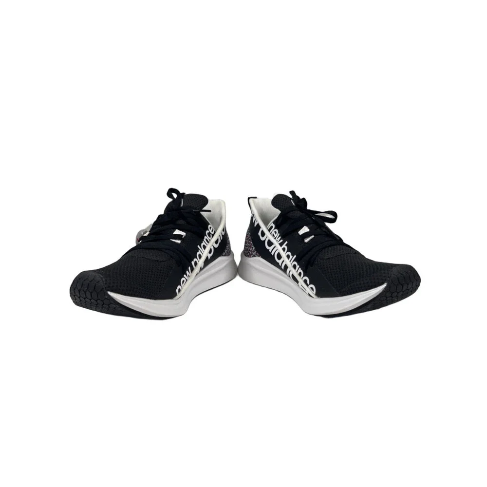 New Balance Women's Black/White Powher Lace Up Athletic Running Shoes - 8.5 Wide